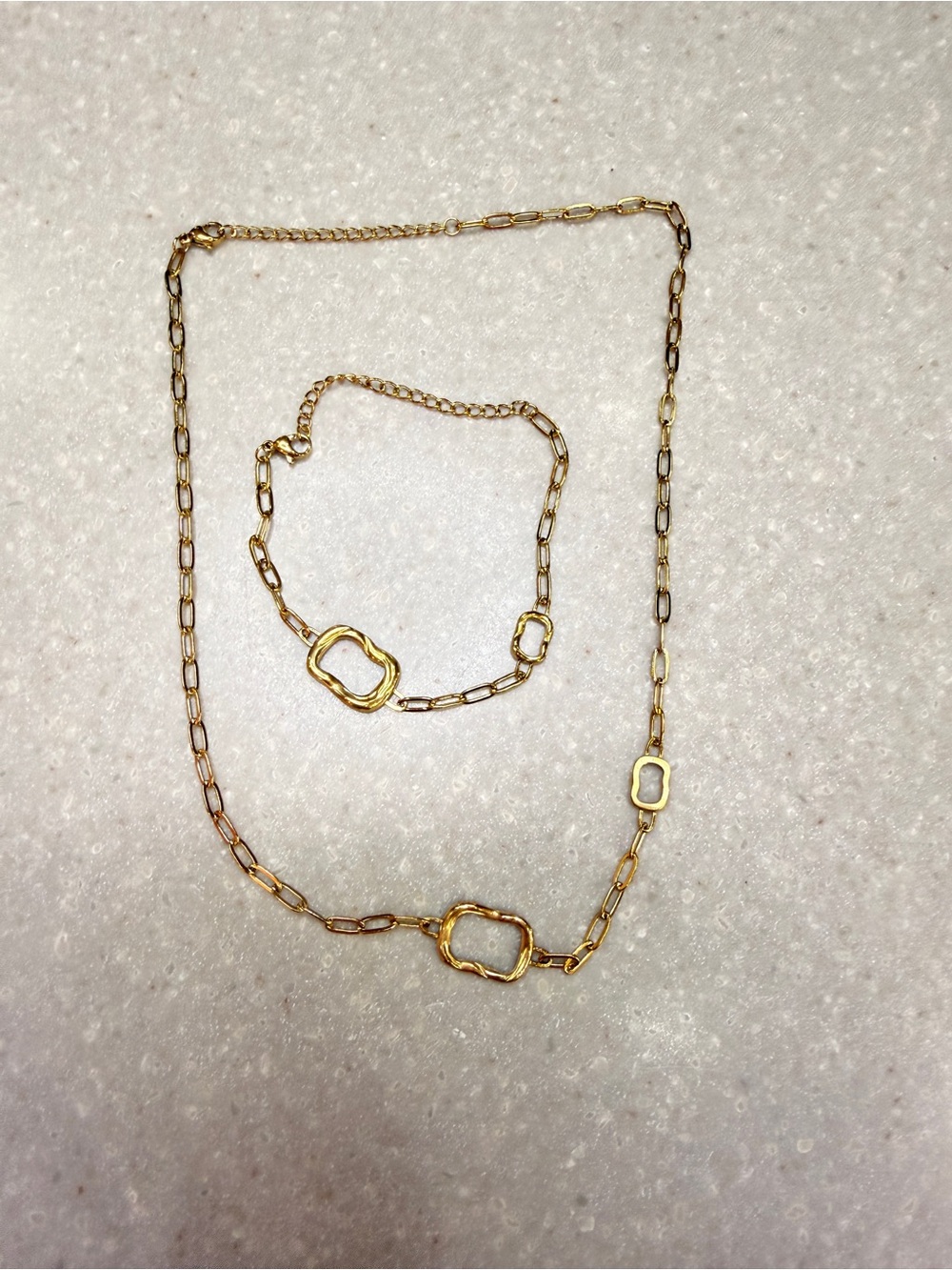 Slide Jewelry Necklace & Bracelet